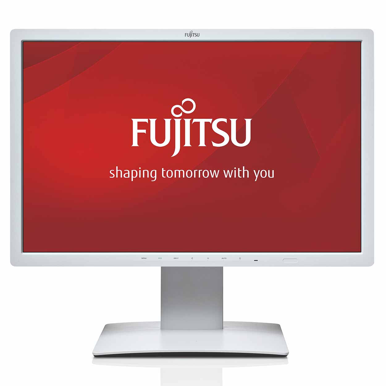 Monitor Fujitsu B24W 7 24 FullHD VGA DVI DisplayPort USB White