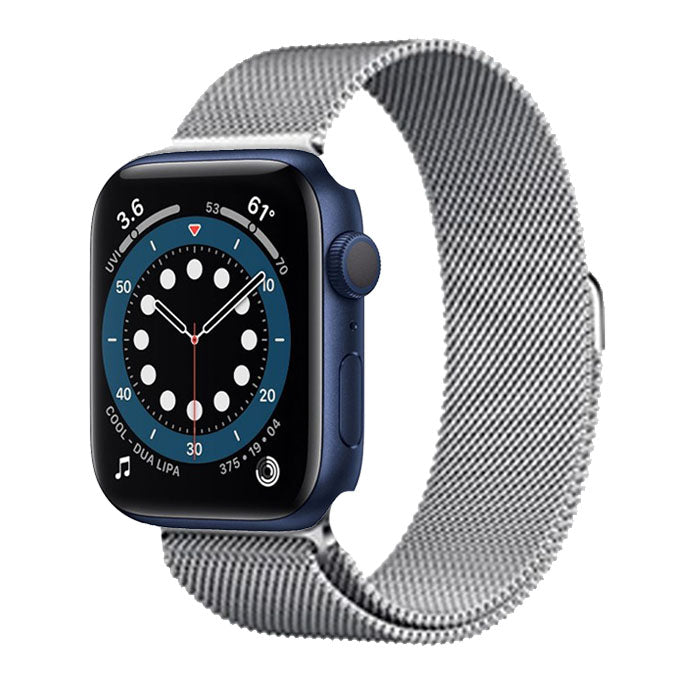 Apple Watch 6°Serie 44MM GPS 4G 32GB Cassa in alluminio Blue Cinturino Compatibile Grado C IVA a Margine
