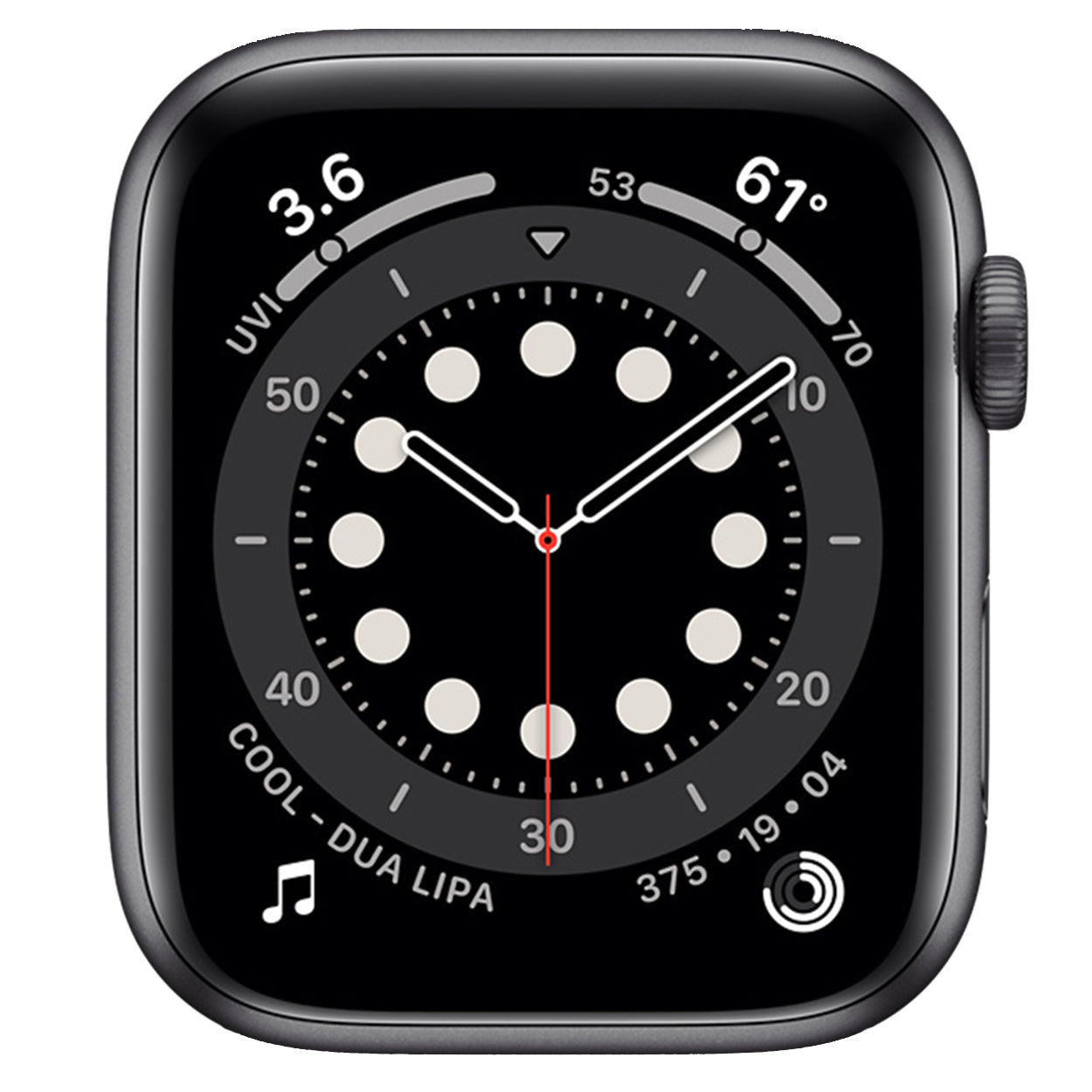 Apple Watch 6°Serie 44MM GPS 4G 32GB Cassa in alluminio Space Gray No Cinturino Grado C