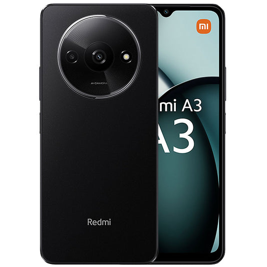 Xiaomi Redmi A3 Nero Notte: Innovazione e Stile con Dual Sim, 4GB RAM, 128GB Memoria, Display 6.71"