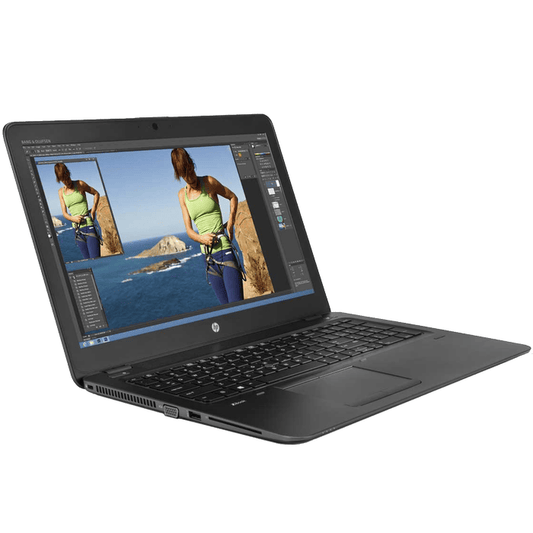 Workstation Mobile HP Zbook 15 G3 15,6" FullHD Xeon E3, 16GB RAM, 240GB SSD, Quadro M1000M, Win 10 Pro - Condizione Grado B con Webcam Integrata