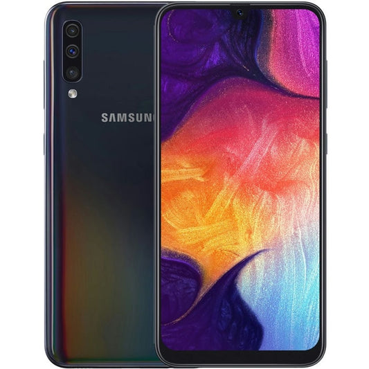 Smartphone Samsung Galaxy A50 Dual Sim 6 4  4GB Ram 128GB Black SM A505F   Grado B